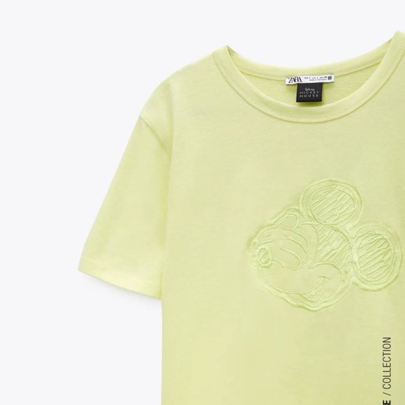 Zara ©Disney Mickey Mouse T Shirt - Picture 5 of 6